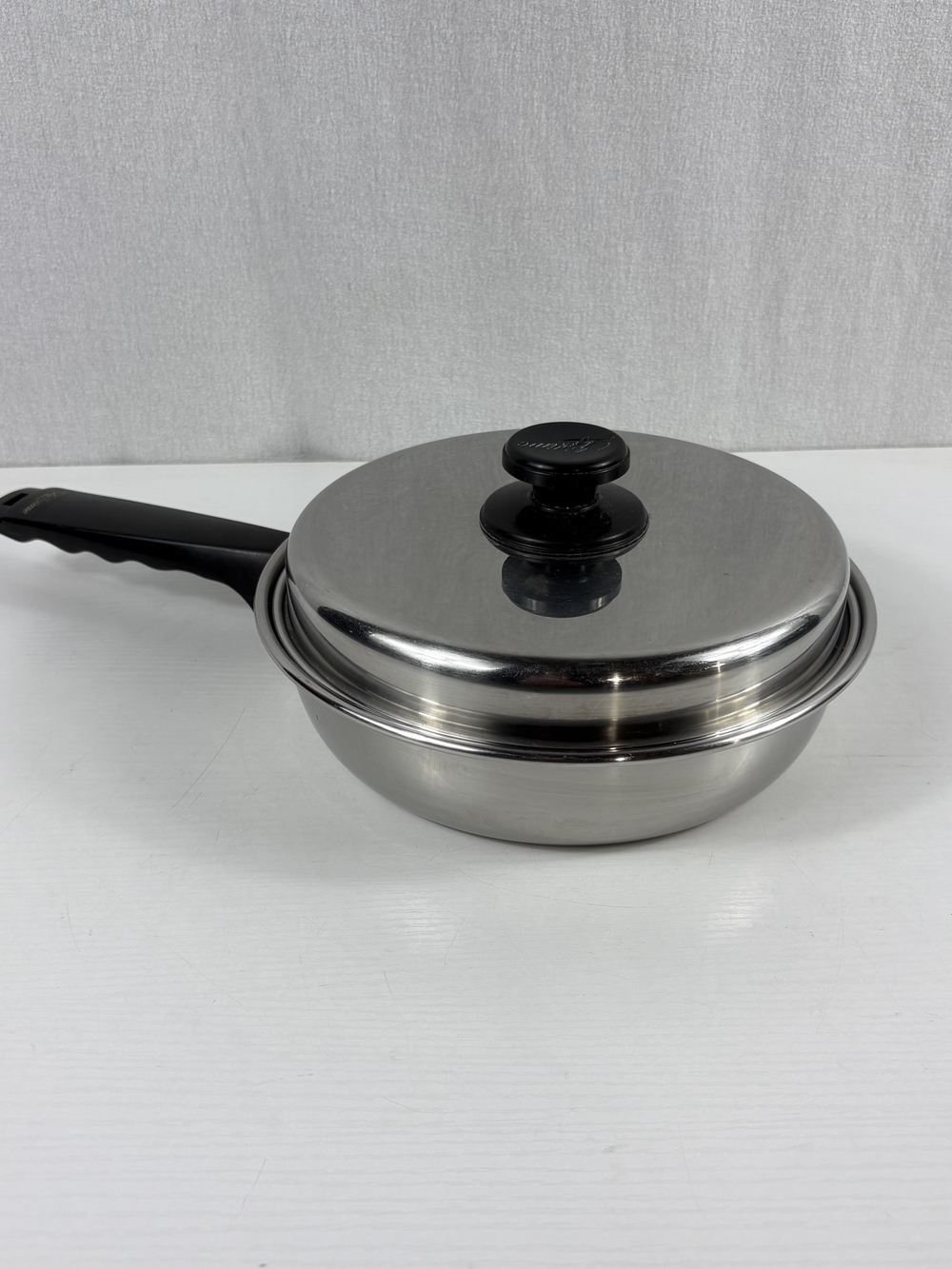 Vintage Lifetime 18-8 Stainless Steel 8.5-inch Skillet